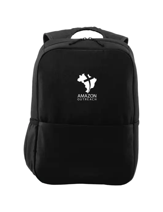 Access Square Laptop Black Backpack w/Amazon Outreach Logo