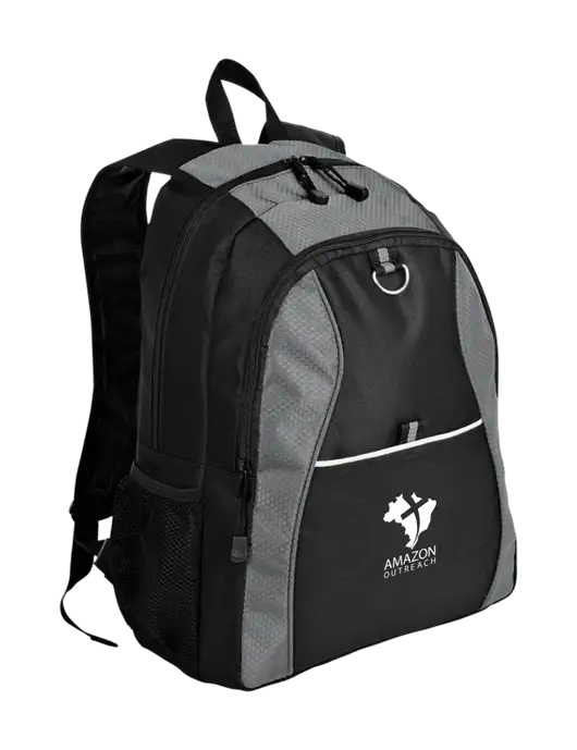 Honeycomb Grey/Black Backpack w/Amazon Outreach Logo