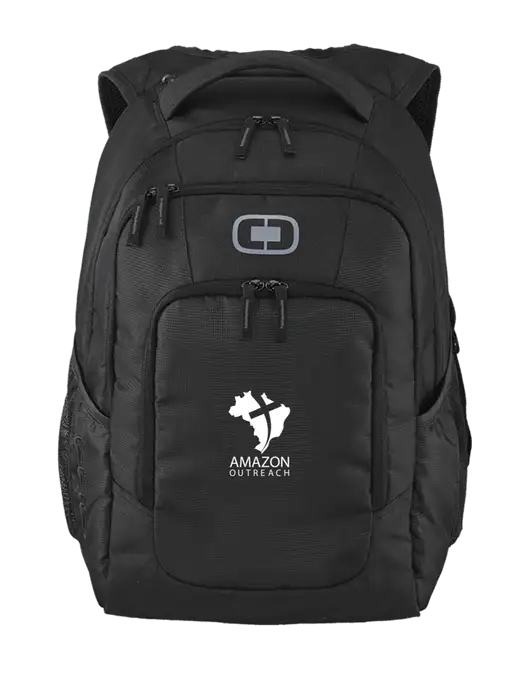 OGIO Black Logan Laptop Backpack
 w/Amazon Outreach Logo