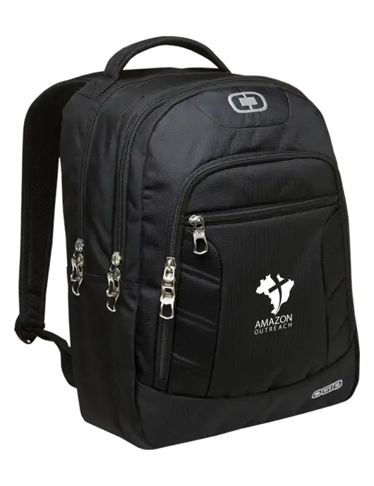 OGIO Black/Silver Colton Laptop Backpack
 w/Amazon Outreach Logo