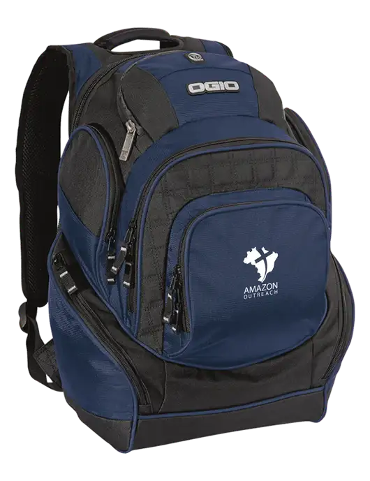 OGIO Navy Mastermind Pack w/Amazon Outreach Logo