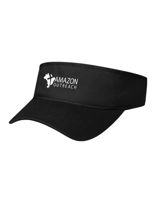 Black Cap Visor w/Amazon Outreach Logo