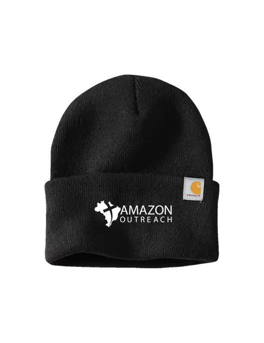 Carhartt Black Watch Cap 2.0 w/Amazon Outreach Logo