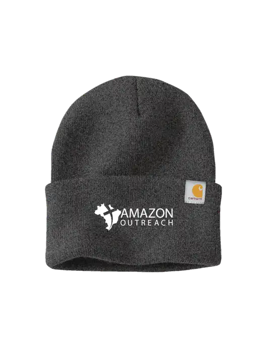 Carhartt Dark Grey Watch Cap 2.0 w/Amazon Outreach Logo