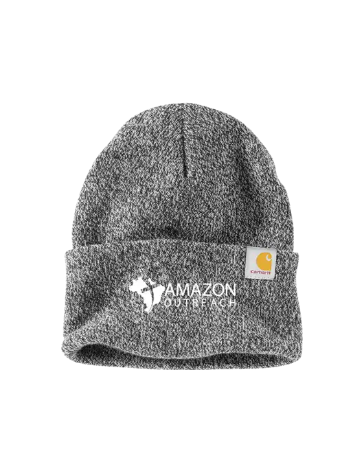 Carhartt Medium Grey Heather Watch Cap 2.0 w/Amazon Outreach Logo