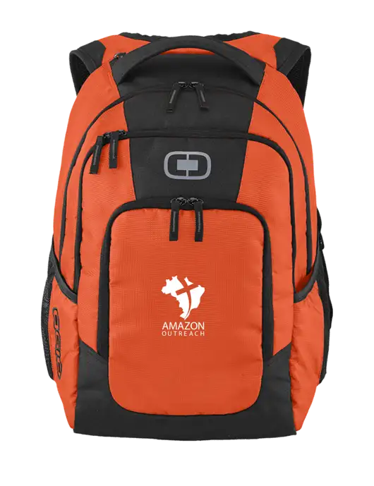 OGIO Orange Logan Laptop Backpack
 w/Amazon Outreach Logo