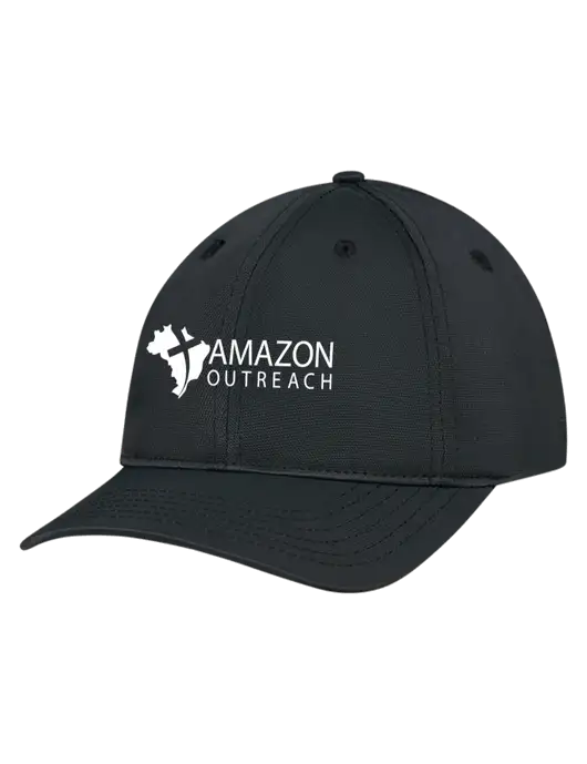 Black Nylon Twill Performance Cap w/Amazon Outreach Logo