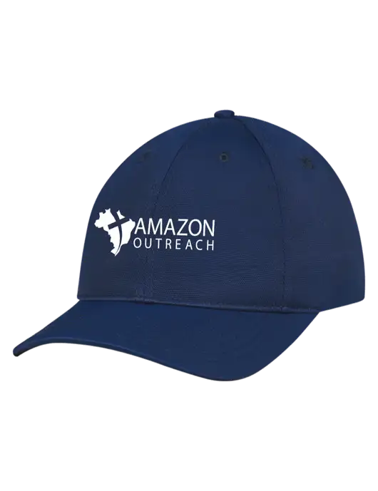 Navy Nylon Twill Performance Cap w/Amazon Outreach Logo
