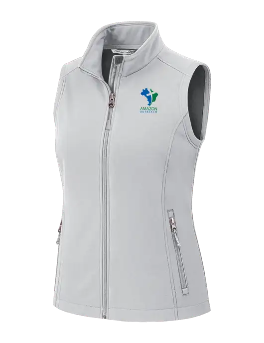 Marshmellow Womens Core Soft Shell Vest w/Amazon Outreach Logo