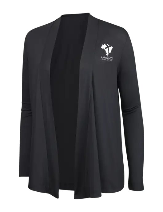 Smoke Grey Womens Concept Cardigan w/Amazon Outreach Logo