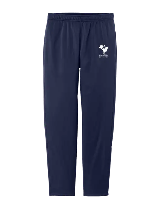 Womens Tricot Navy Track Jogger w/Amazon Outreach Logo