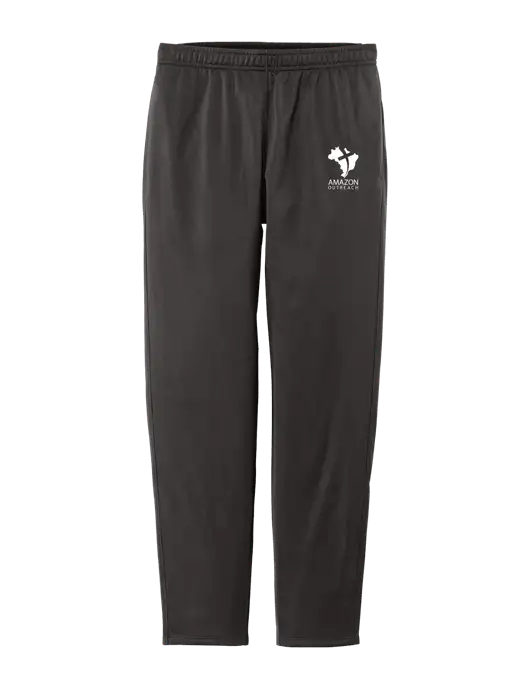 Womens Tricot Very Dark Grey Track Jogger w/Amazon Outreach Logo